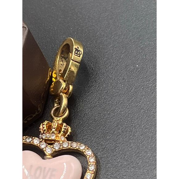 Juicy Couture RARE Heart 2006 Spinner charm YJRU1085 Puff J Puff Heart Bracelet - Picture 3 of 8